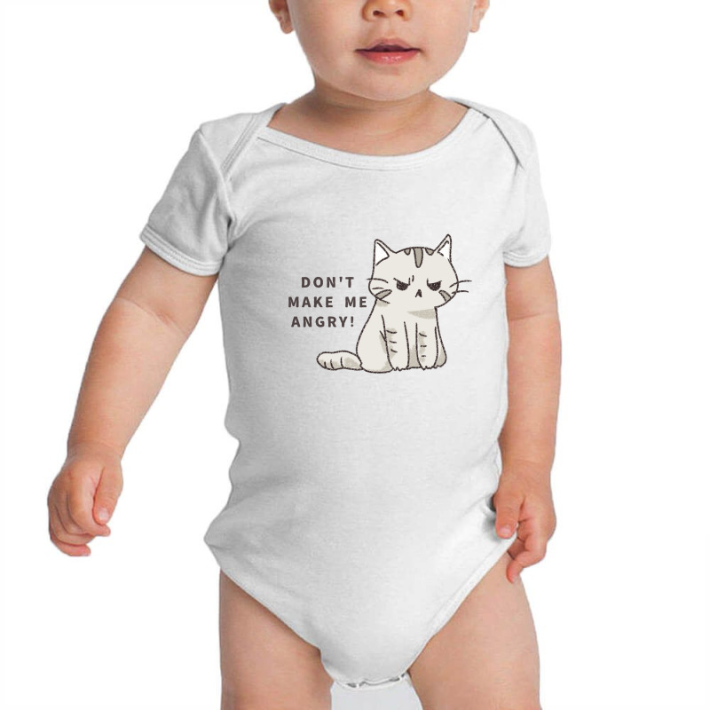 Angry Cat Baby Bodysuit by Jlcutest | Artistshot