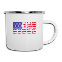 Fishing American Flag Camper Cup | Artistshot