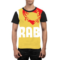 I Love Crabs Heart Crab Crustacean 70s Graphic T-shirt | Artistshot