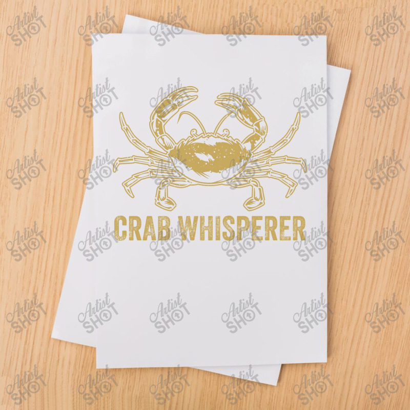 Crab Whisperer Vintage Crabbing Hunting Funny Crab Sublimation Transfer | Artistshot