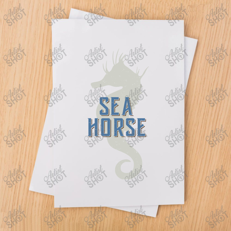 Seahorse Vintage Style Boy Sublimation Transfer | Artistshot