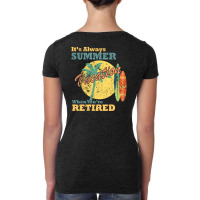 Always Summer Retired Women's Triblend Scoop T-shirt | Artistshot