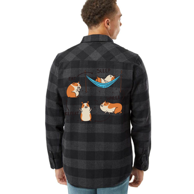 Guinea Pig Cycle Aesthetic Flannel Shirt | Artistshot