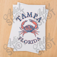 Tampa Florida With Stone Crab On Wind Rose Twoside Sublimation Transfer | Artistshot