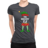 History Elf Family Matching Group Christmas Party Ladies Fitted T-shirt | Artistshot