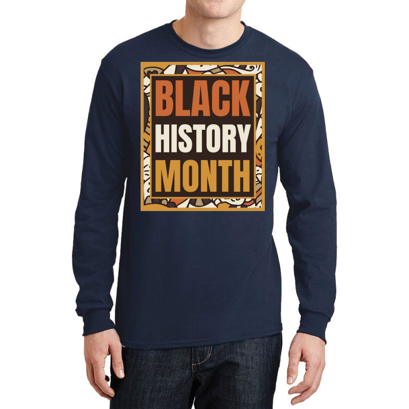 Black History Month Yellow Hippie Long Sleeve Shirts | Artistshot