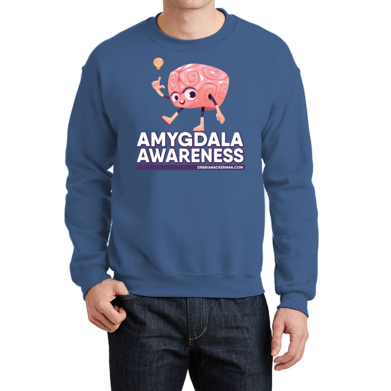 Amygdala Idea Yellow Crewneck Sweatshirt by dawletfrid3 | Artistshot