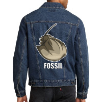 Horseshoe Crab Fossil Quote Men Denim Jacket | Artistshot