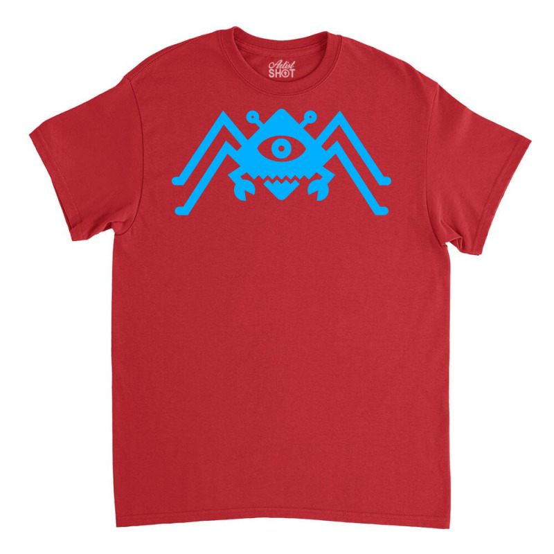 Diamond Spider Crab Bright Blue Nostalgia Classic T-shirt | Artistshot