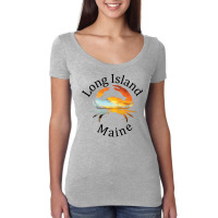 Long Island Maine Hippie Women's Triblend Scoop T-shirt | Artistshot