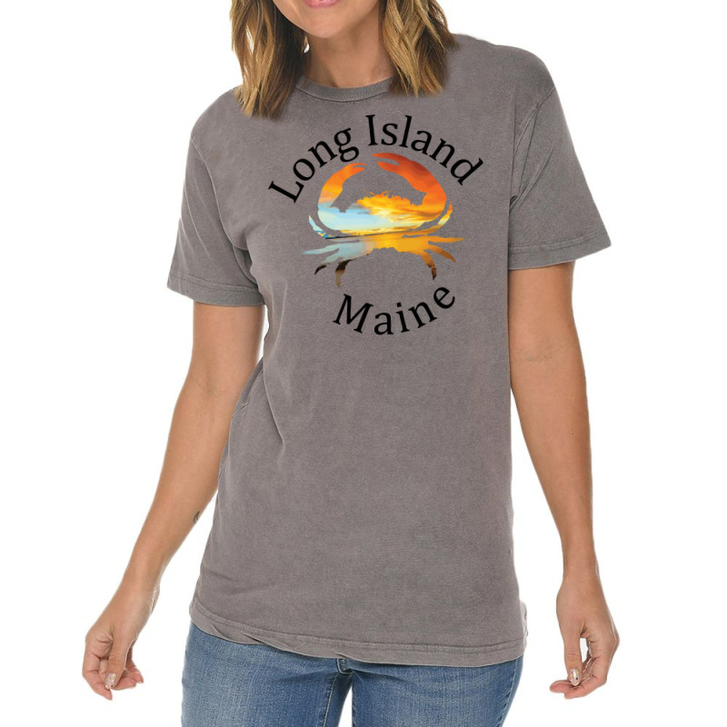 Long Island Maine Hippie Vintage T-shirt | Artistshot