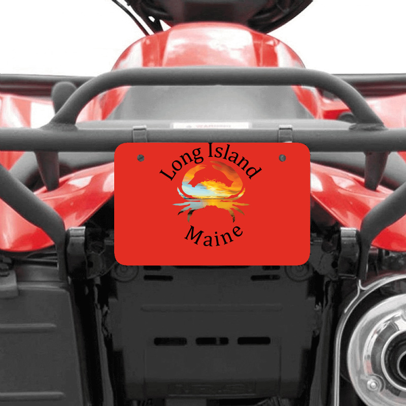 Long Island Maine Hippie Atv License Plate | Artistshot