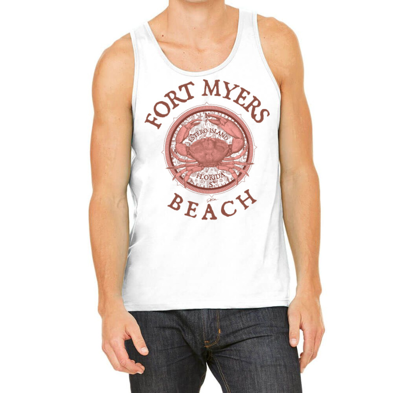 Fort Myers Beach Florida With Stone Crab On Wind R Tank Top | Artistshot