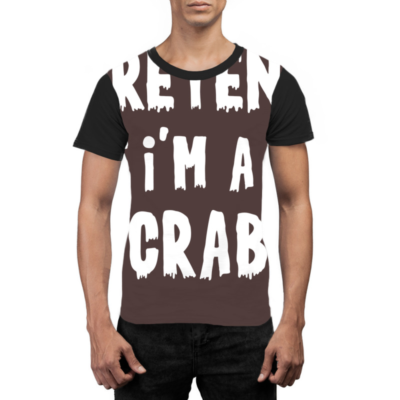 Pretend Im A Crab Funny Halloween Costume Stars Graphic T-shirt | Artistshot