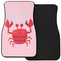 Smiling Crab Vintage Front Car Mat | Artistshot