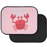 Smiling Crab Vintage Rear Car Mat | Artistshot