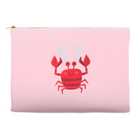 Smiling Crab Vintage Accessory Pouches | Artistshot