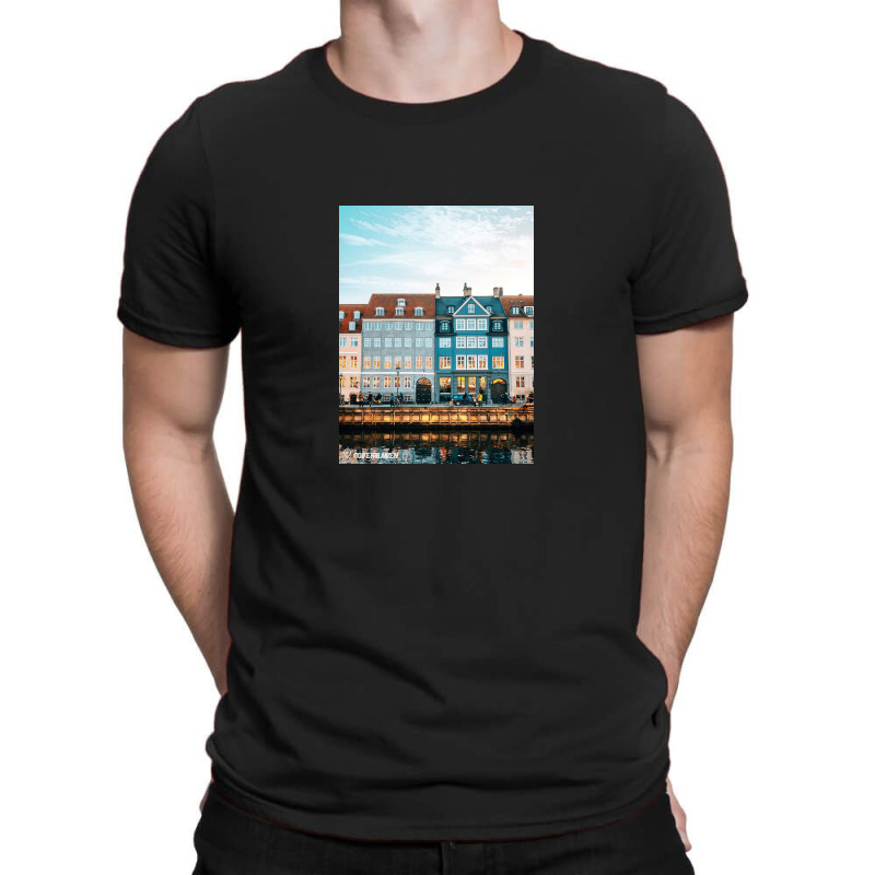 Copenhagen City Poster T-shirt | Artistshot