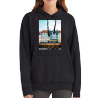 Copenhagen City Poster Vintage Hoodie | Artistshot