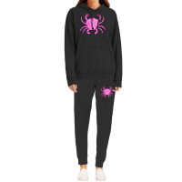 Mandala Crab Pink And White Yellow Hoodie & Jogger Set | Artistshot