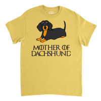 Mother Of Dachshund Black Tan Classic T-shirt | Artistshot