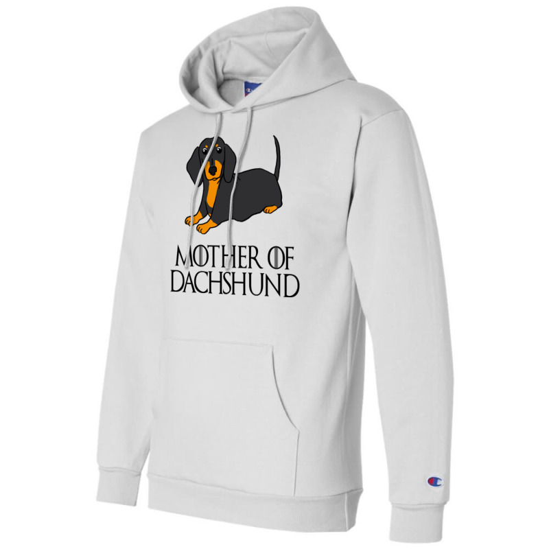 Mother Of Dachshund Black Tan Champion Hoodie by baouzstuwem | Artistshot