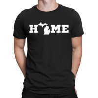 Home State Michigan Up North Midwest Usa Home Stat T-shirt | Artistshot