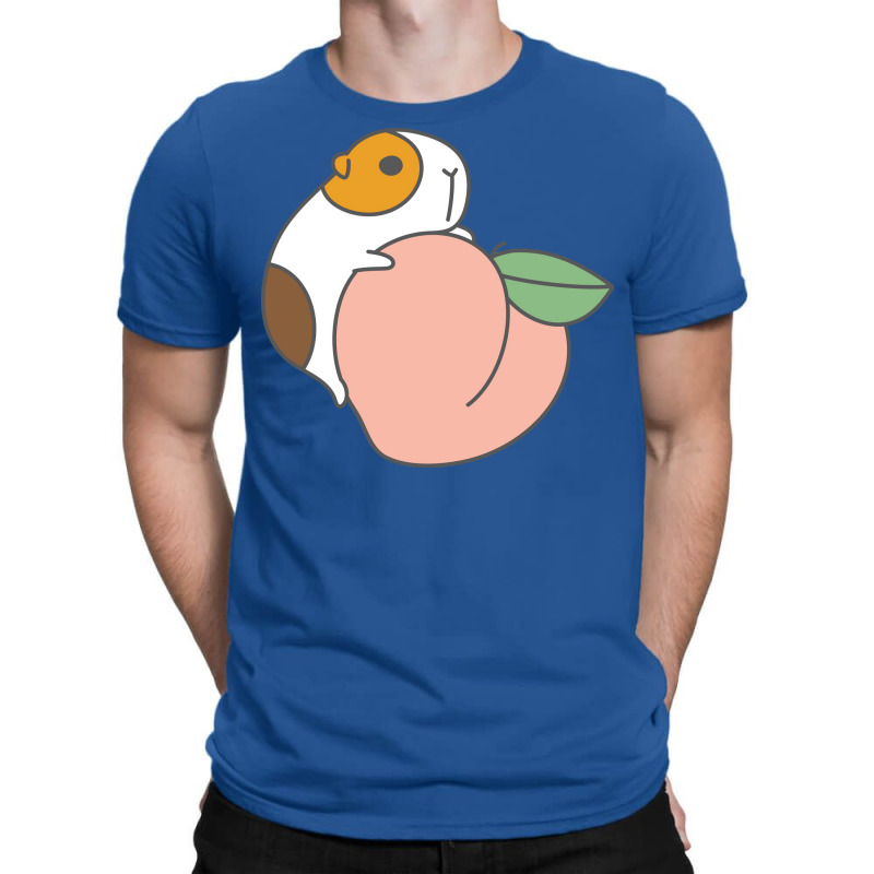 Guinea Pig And Peach Yellow T-shirt | Artistshot