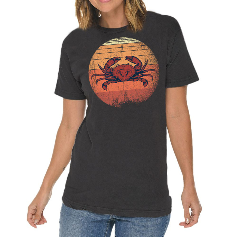 Sea Creature Retro Crab Quote Vintage T-shirt | Artistshot