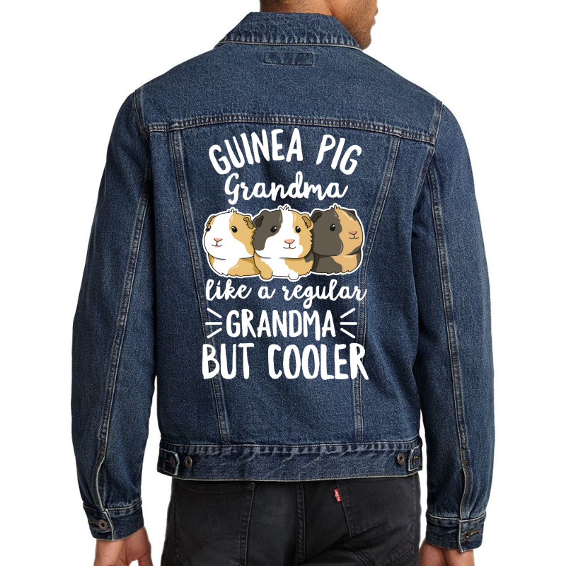 Guinea Pig Quote For Your Guinea Pig Grandma Tumbl Men Denim Jacket | Artistshot