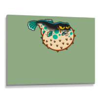 Pufferfish Gift Metal Print Horizontal | Artistshot