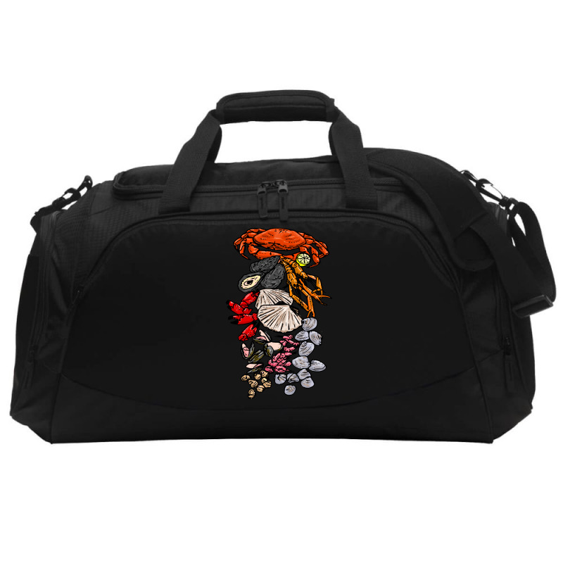 Shell Beach Life Stars Active Duffel | Artistshot