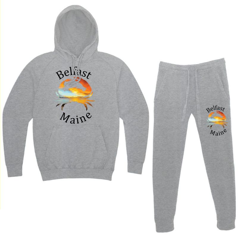 Belfast Maine Girl Hoodie & Jogger Set | Artistshot