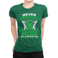 Never Underestimate The Strength Of Mental Health Ladies Fitted T-shirt | Artistshot