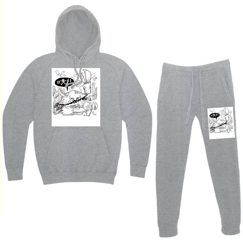 Crab Hippie Hoodie & Jogger Set | Artistshot