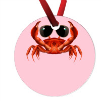 Cool Crab Red Ornament | Artistshot