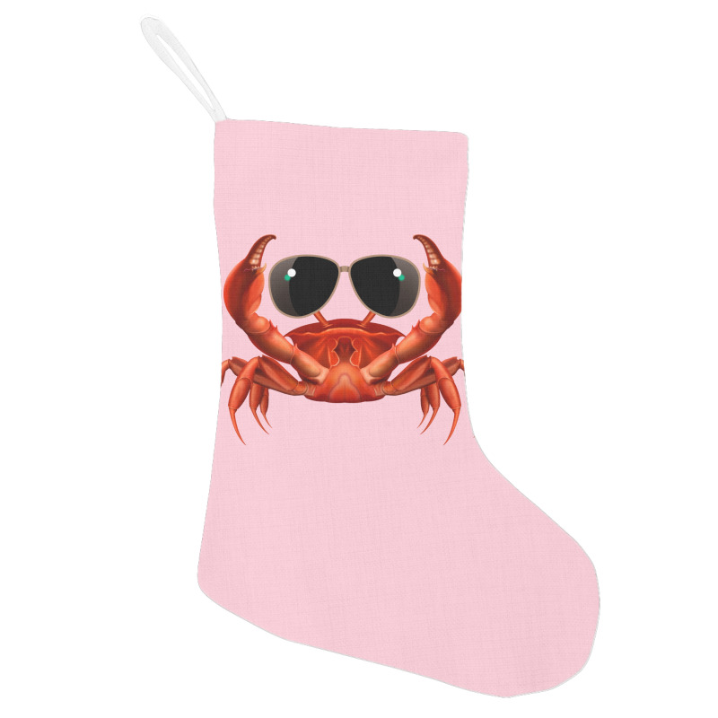 Cool Crab Red Holiday Stocking | Artistshot