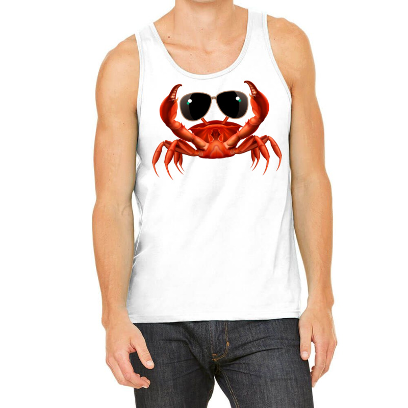 Cool Crab Red Tank Top | Artistshot