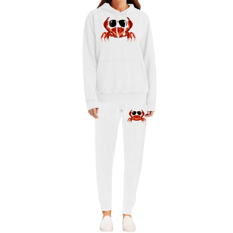 Cool Crab Red Hoodie & Jogger Set | Artistshot