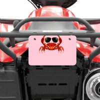 Cool Crab Red Atv License Plate | Artistshot