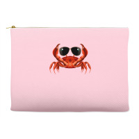 Cool Crab Red Accessory Pouches | Artistshot