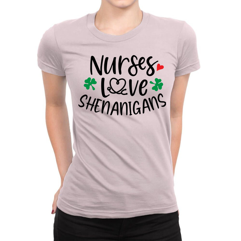 Nurse Love Blue Ladies Fitted T-Shirt by vupfiae | Artistshot