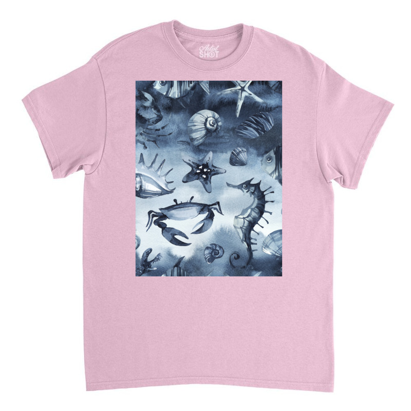 Aquatic Life Hipster Classic T-shirt | Artistshot