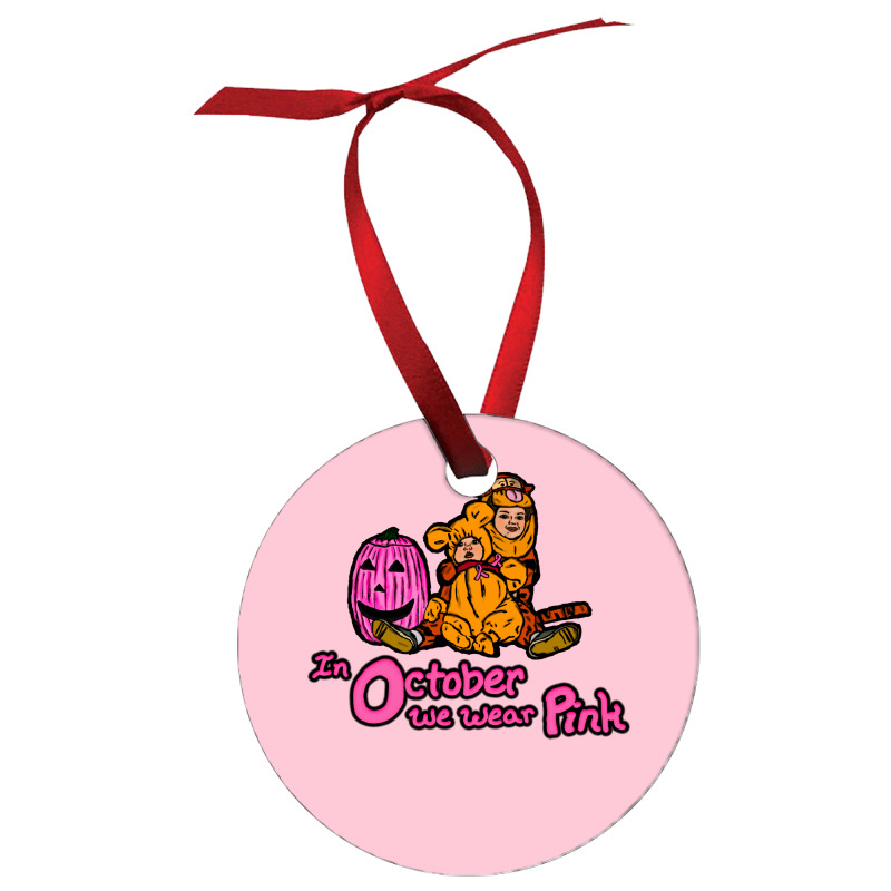 October Pink Humor Ornament | Artistshot