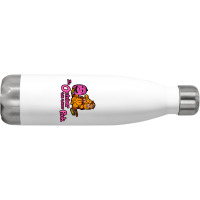 October Pink Humor Stainless Steel Water Bottle | Artistshot