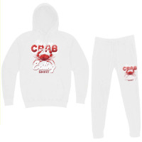 Funny Crab Lover Gift Crab Eating 70s Hoodie & Jogger Set | Artistshot