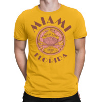 Miami Florida With Stone Crab On Wind Rose Cute T-shirt | Artistshot