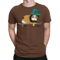 Funny Guinea Pig On A Skateboard Gift T-shirt | Artistshot