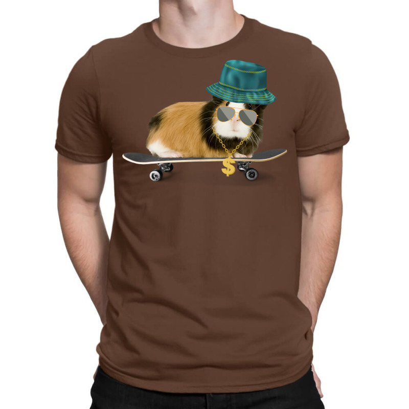 Funny Guinea Pig On A Skateboard Gift T-shirt | Artistshot