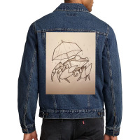 Cra Red Men Denim Jacket | Artistshot